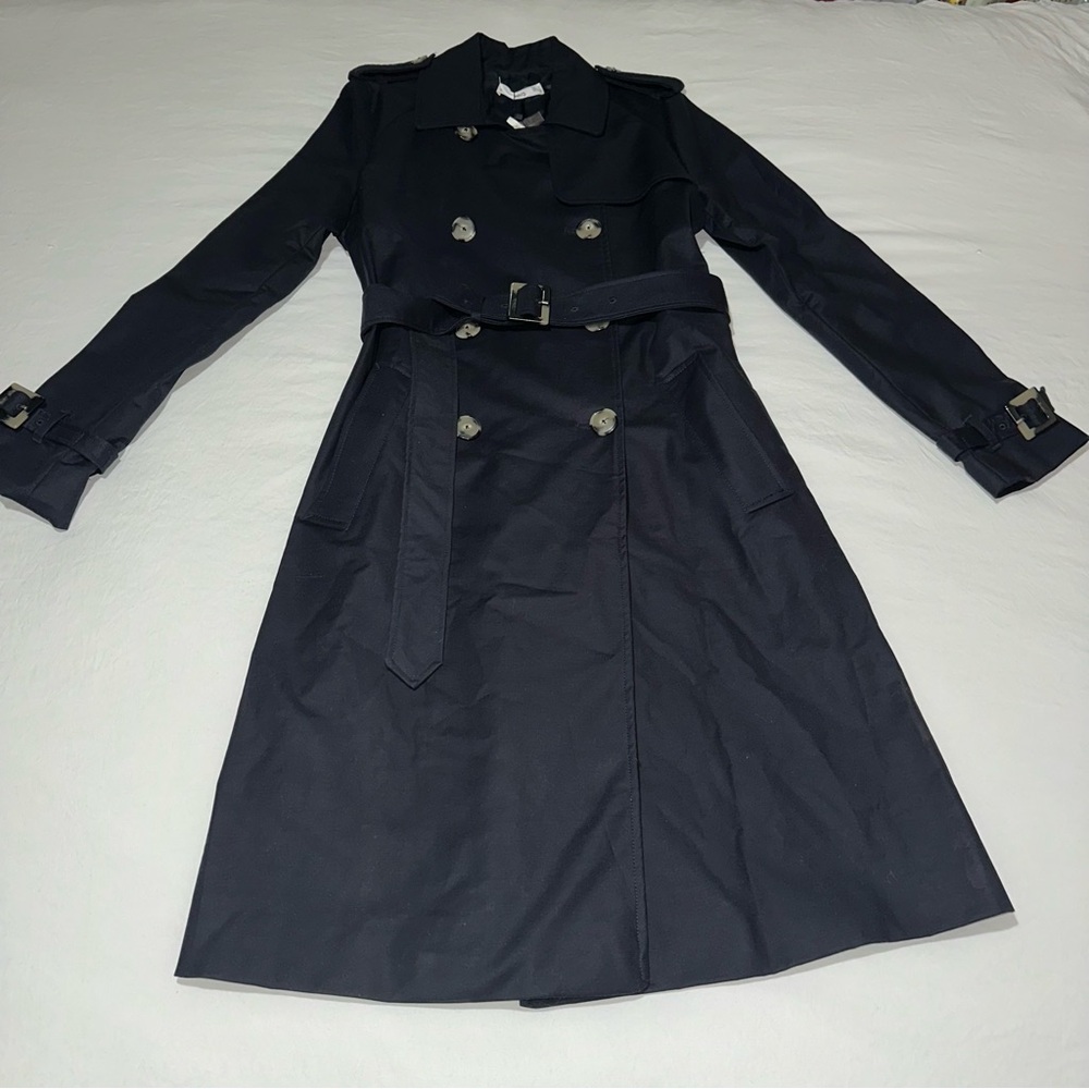 MNG Black Trench Coat Polana